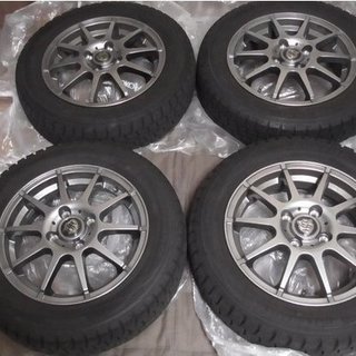 美品　スタッドレス　タイヤホイール　セット　スズキ　ハスラーHUSTLER　ソリオSOLIO　などに　165/65R/14　4本セット