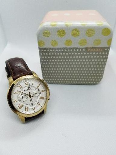 【正規品・中古美品】FOSSIL 腕時計 FS4767