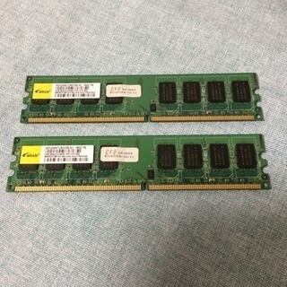 ★中古/CFDメモリ　DDR2　PC2-6400U　2GB×2枚　①