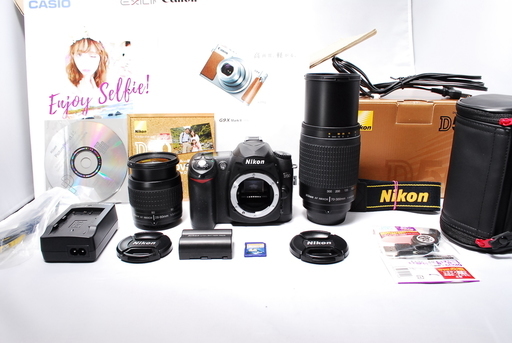 ◇TA☆本格入門◇Nikon D50 セット♫ ☆入門機にして可愛い本格派☆ニコン D50 ダブルレンズセット☆