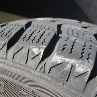 155/65Ｒ13スタッドレス＆アルミホイル4本中古 ホンダ ライフで使用 ...