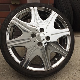 レグザス16インチメッキホイール＆タイヤ 軽自動車に☆