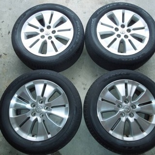 【夏タイヤ】10系 アルファード純正アルミ 225/55R17 残溝7mm程 2013年製