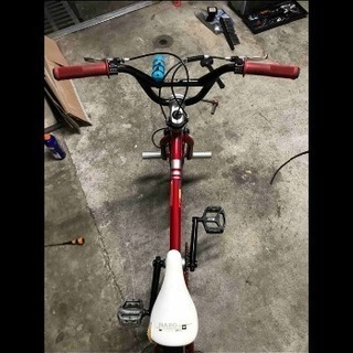 GT製BMX クロモリフレーム キャンディーレッド塗装  新品部品多数