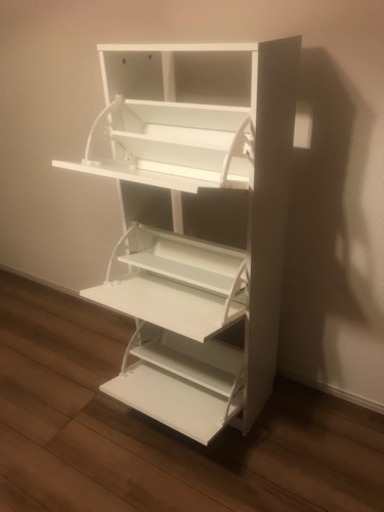 Ikea購入 薄型収納棚 りょうすけ 大塚 帝京大学の収納家具の中古あげます 譲ります ジモティーで不用品の処分