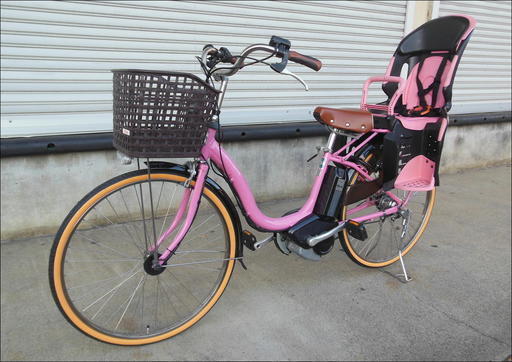 【値下げいたしました！】　　★★　【ヤマハＰＡＳナチュラシリーズ】　バッテリー容量ＵＰ！8.9Ah　車体同色ＯＧＫ製リアチャイルドシート！　前後タイヤ新品交換！　整備済み！　お届けいたします！　　★★