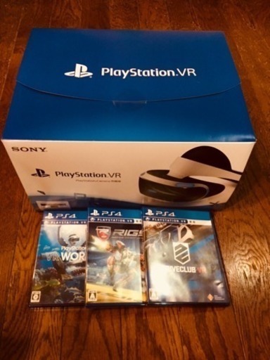 PlayStation4 VR本体 カメラ同梱版 ソフト３本セット