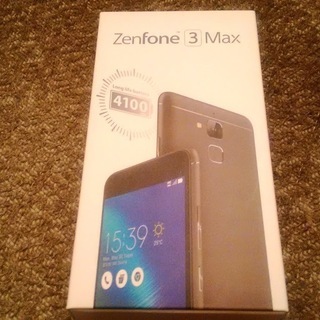 未開封　ZenFone 3 max　simフリー ZC520TL...
