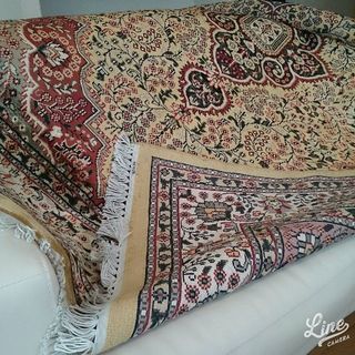 【期間限定お値下げ】ペルシャ絨毯  タブリーズカーペット  メダリオン