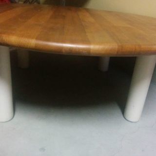 無料！ちゃぶ台風の木製の座卓　テーブル　円形　ローテーブル