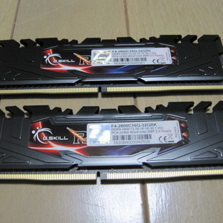 （取引中）メモリ　G.Skill  DDR4-2800 (PC4-22400)   8G×2枚　16G