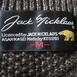 未使用　セーター　jack  nicklaus  茶系 メンズ