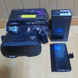 Galaxy S8+　シルバー　利用制限○　VRゴーグル付　美品