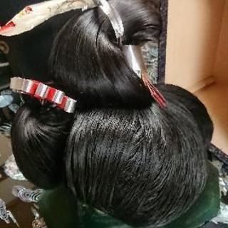 京都発◆日本女性◆レトロかつら◆専用箱付◆冠婚葬祭・時代劇