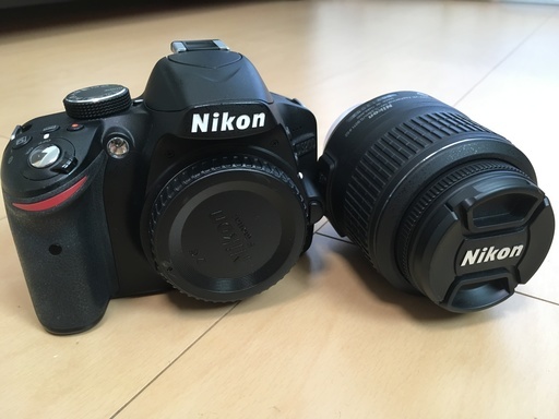 【取引完了】ニコン デジタル一眼レフカメラ D3200 + 標準レンズ