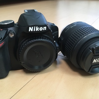 【取引完了】ニコン デジタル一眼レフカメラ D3200 + 標準レンズ