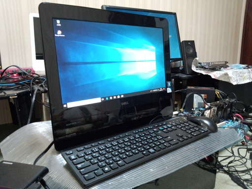 一体型デスクトップ DELL Inspiron One 19 Windows10 メモリ4GB　本体使用時間約250時間