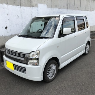 【最終値下】純正フルエアロ、純正アルミ付！パール白のワゴンR！車...