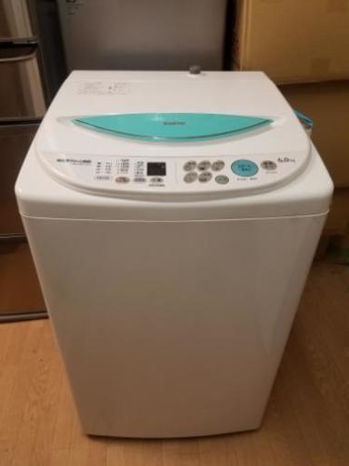 2008年製 SANYO 三洋電機 全自動電気洗濯機　型番ASW-B60V(WG) 6kg
