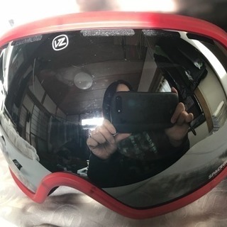 VONZIPPER 赤×黒 ブラックミラーレンズゴーグル