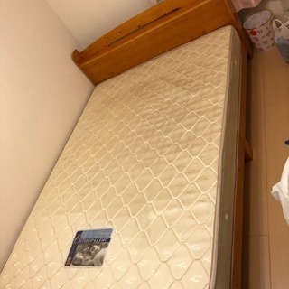 ダブルベッド マットレス付き 訳あり