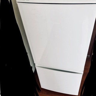 ◆SHARP 2ドア冷凍冷蔵庫 SJ-614-W (135L) ...