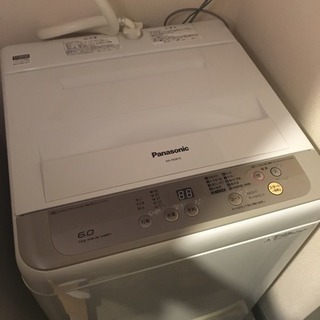 【美品】Panasonic 洗濯機 6kg