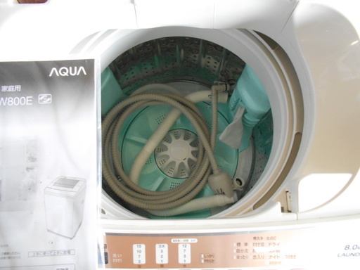 アクア　全自動洗濯機　AQW-VW800E　美品  【リサイクルショップサルフ】