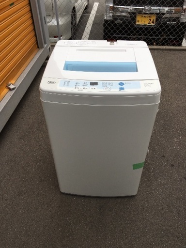 【取付無料】AQUA 6.0kg 洗濯機