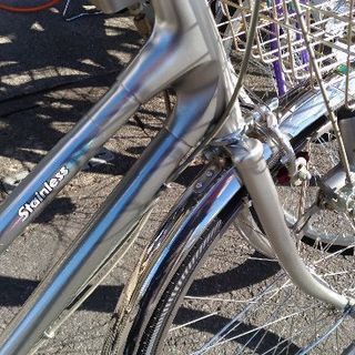 一台限り！処分価格！ミヤタサイクル　ステンマックスＧ　２７インチ　シルバーです。