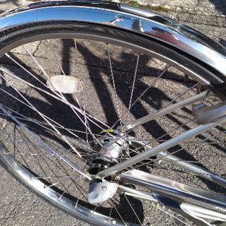 一台限り！処分価格！ミヤタサイクル　ステンマックスＧ　２７インチ　シルバーです。