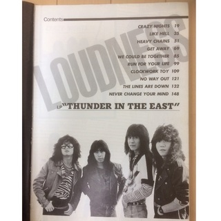 ラウドネス バンドスコア