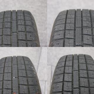 TOYOスタッドレスタイヤアルミホイールセット155/65R14中古美品バリ山◆ユニバース6◆軽自動車に