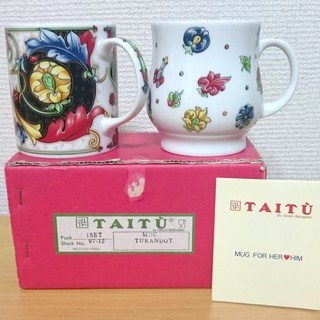 美品　TAITU（タイトゥー）　ペアマグセット