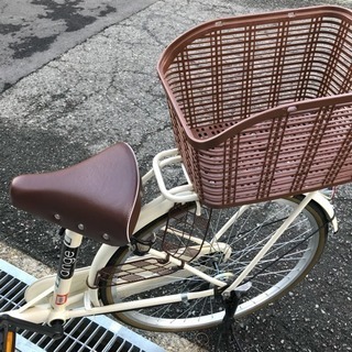 【中古】子ども乗せ付き 自転車