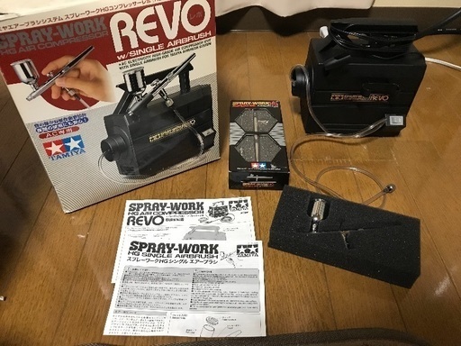 タミヤ コンプレッサーレボ 別売り細吹き用エアブラシセット