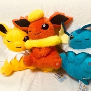 イーブイ進化系ぬいぐるみ 9体セット くつろぎタイム】イーブイ進化系ぬいぐるみ9体セット