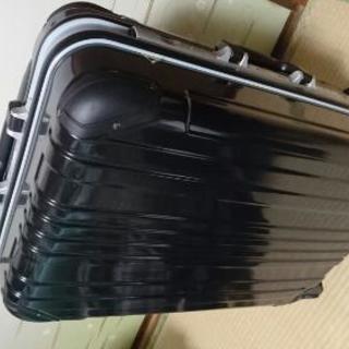 スーツケース キャリーバッグ ハード フレーム 4輪 半鏡面 ブラック