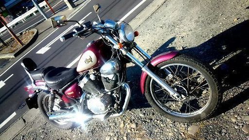 ビラーゴ250後期型　レストアベース　エンジンはかかる