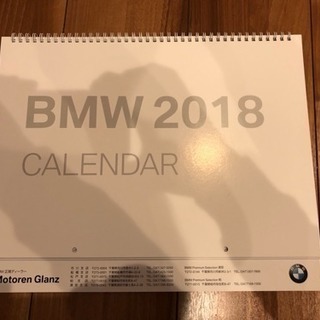 BMW 2018年 非売品 壁掛けカレンダー 新品