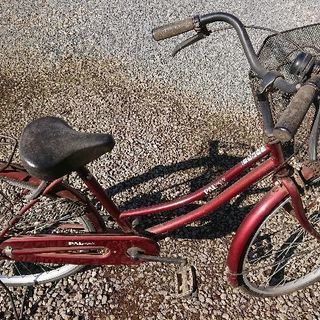 自転車 赤 ママチャリ