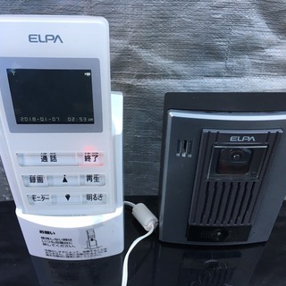 ☆エルパ ELPA ワイヤレステレビドアホン WDP-M1 動作品☆調布市