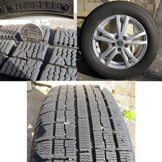 スタッドレスタイヤ　195/65R15  4本 ホイール付き　TOYO タイヤ プリウス で使用