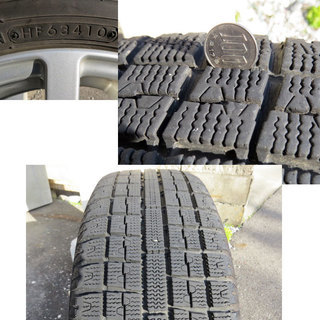 スタッドレスタイヤ　195/65R15  4本 ホイール付き　TOYO タイヤ プリウス で使用