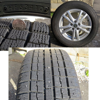 スタッドレスタイヤ　195/65R15  4本 ホイール付き　TOYO タイヤ プリウス で使用