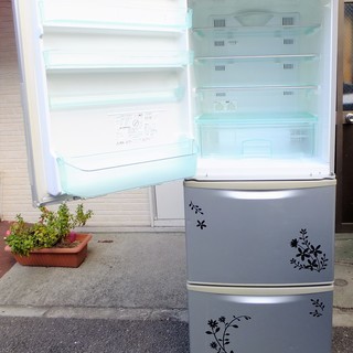 ☆シャープ SHARP SJ-KG35N 345L 3ドアプラズマクラスター冷凍