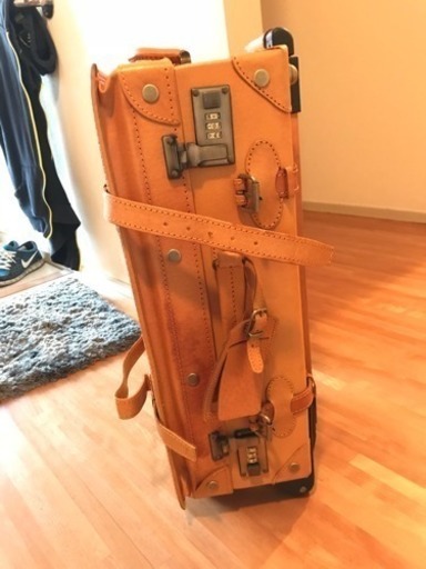(美品)本革スーツケース 9割新品