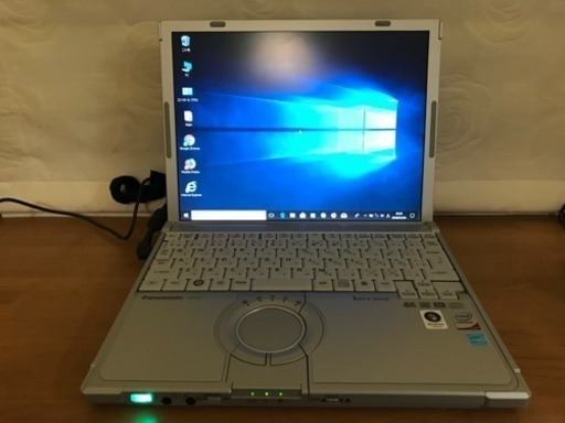 きれいな動作品 Panasonic Let's Note CF-W7　Win10 Pro 32bit  Core2Duo U7500メモリ2GB HDD空き 約55GB 無線ラン