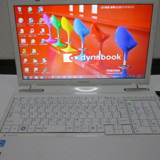 【美品】東芝dynabook T451/35DW  Corei3 ノートパソコンリカバリー済  オフィス有り中古動作品