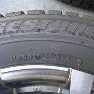 ブリヂストン BLIZZAK REVO　GZ・ 16インチ スタッドレスタイヤ・ホイール 4本セット　中古　マツダアクセラスポーツにて使用